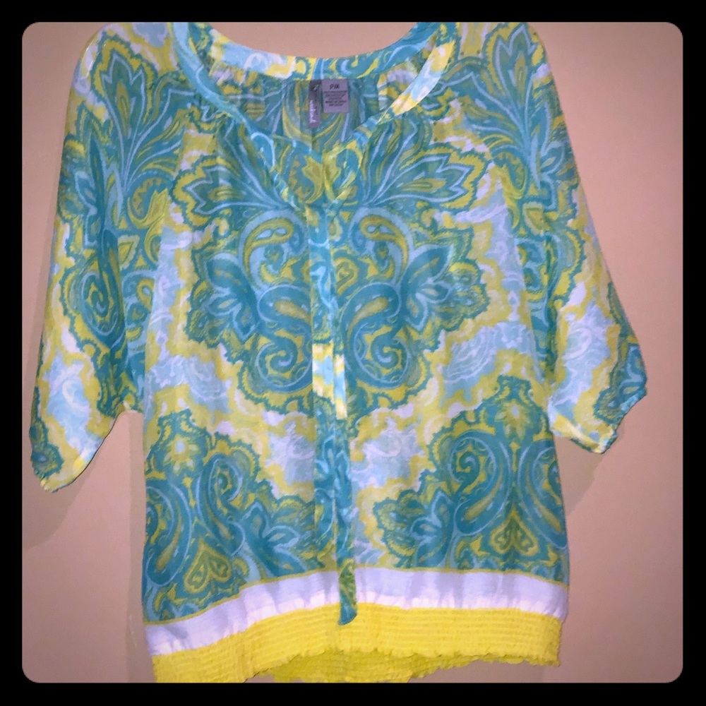 New Direction floral design shirt